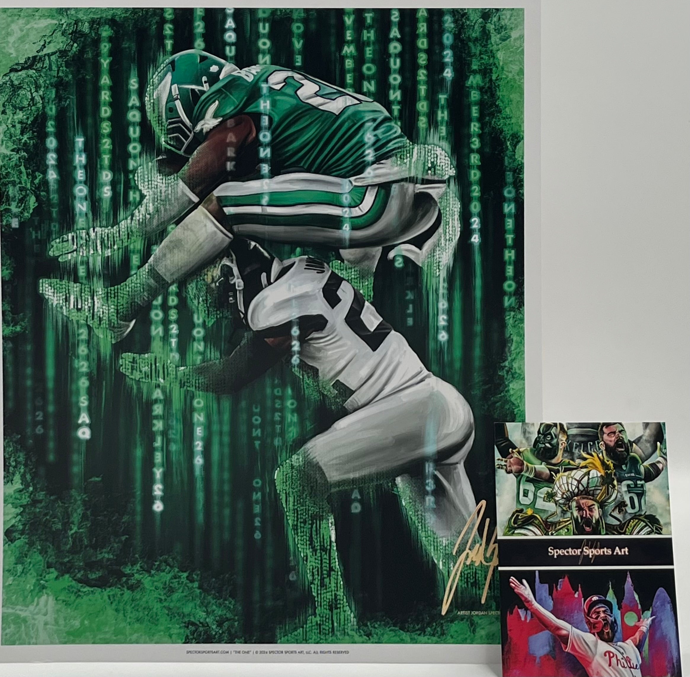 Spector Sports Art - Saquon Barkley - "The One"
