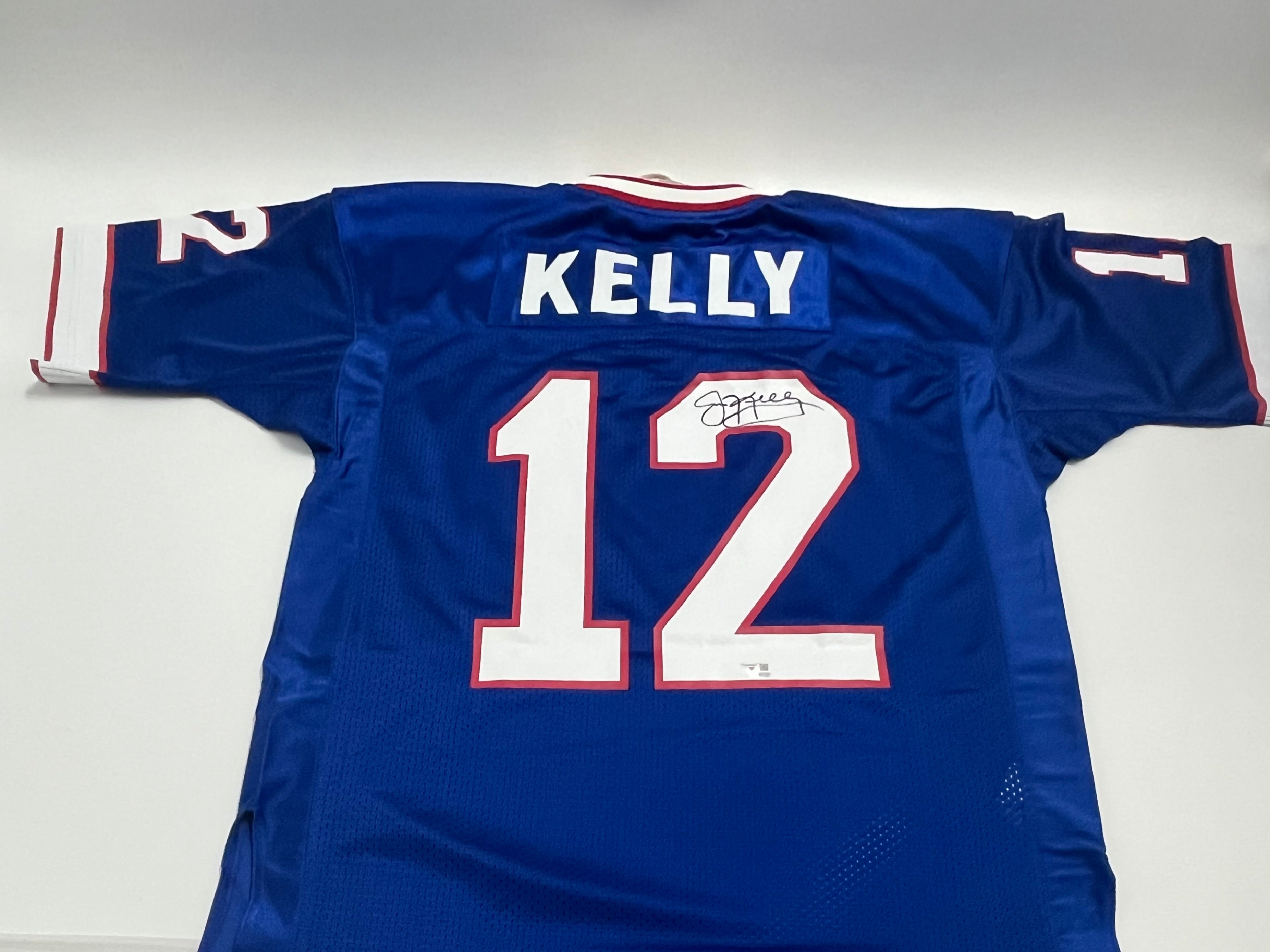 Jim Kelly Signed Bills Mitchell & Ness Jersey (Fanatics)