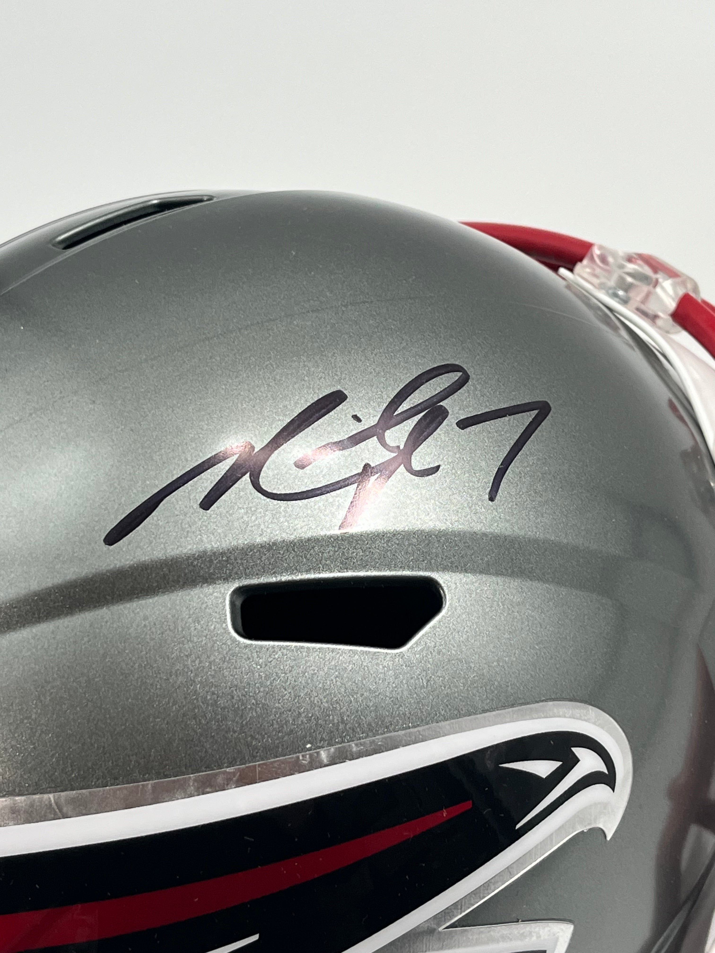 Steve Largent Signed Seahawks FS Speed Helmet Inscr "HOF &