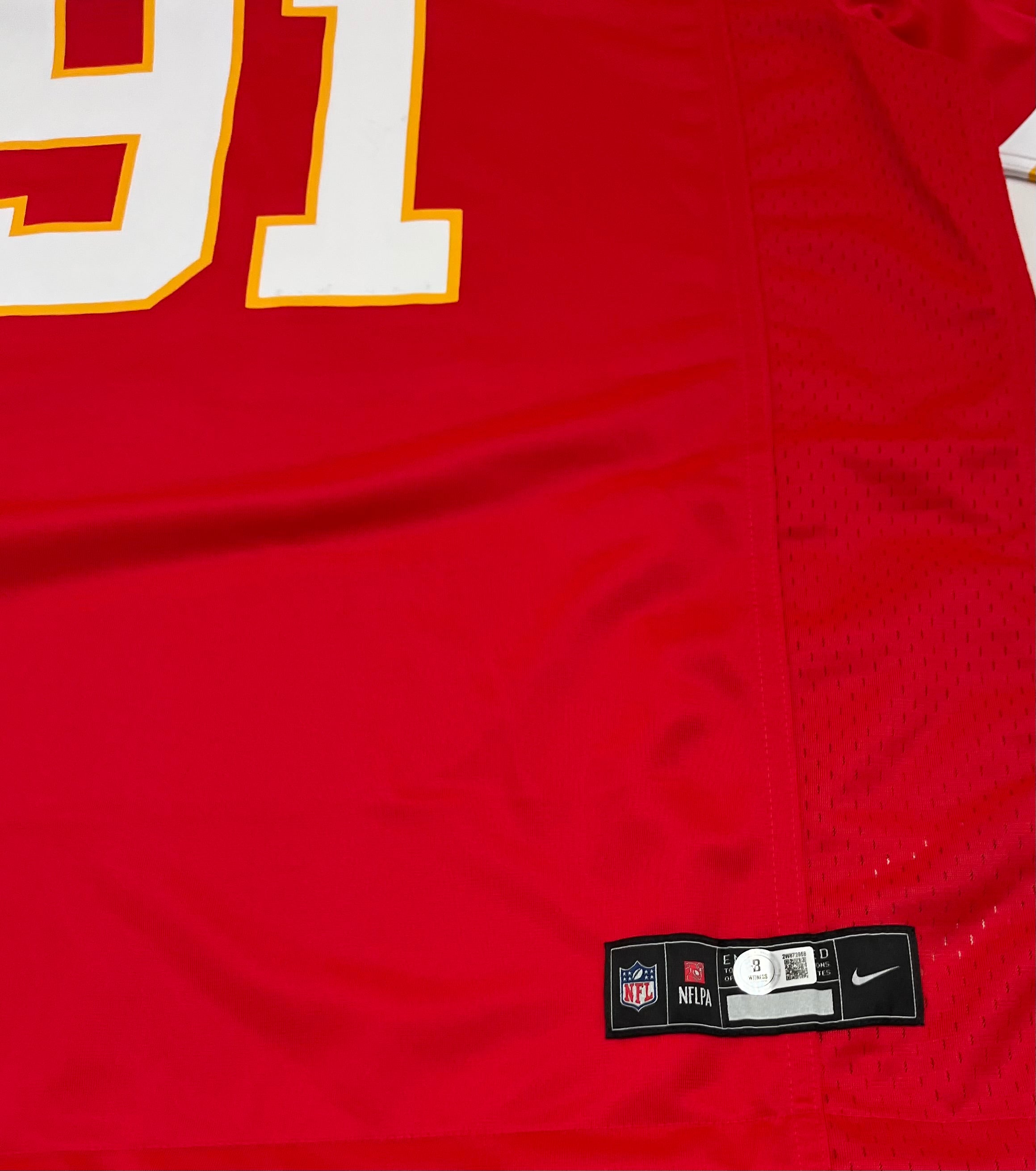 Tamba Hali Signed Chiefs Nike Authentic Jersey Inscribed "6X Pro Bowl" (Beckett)