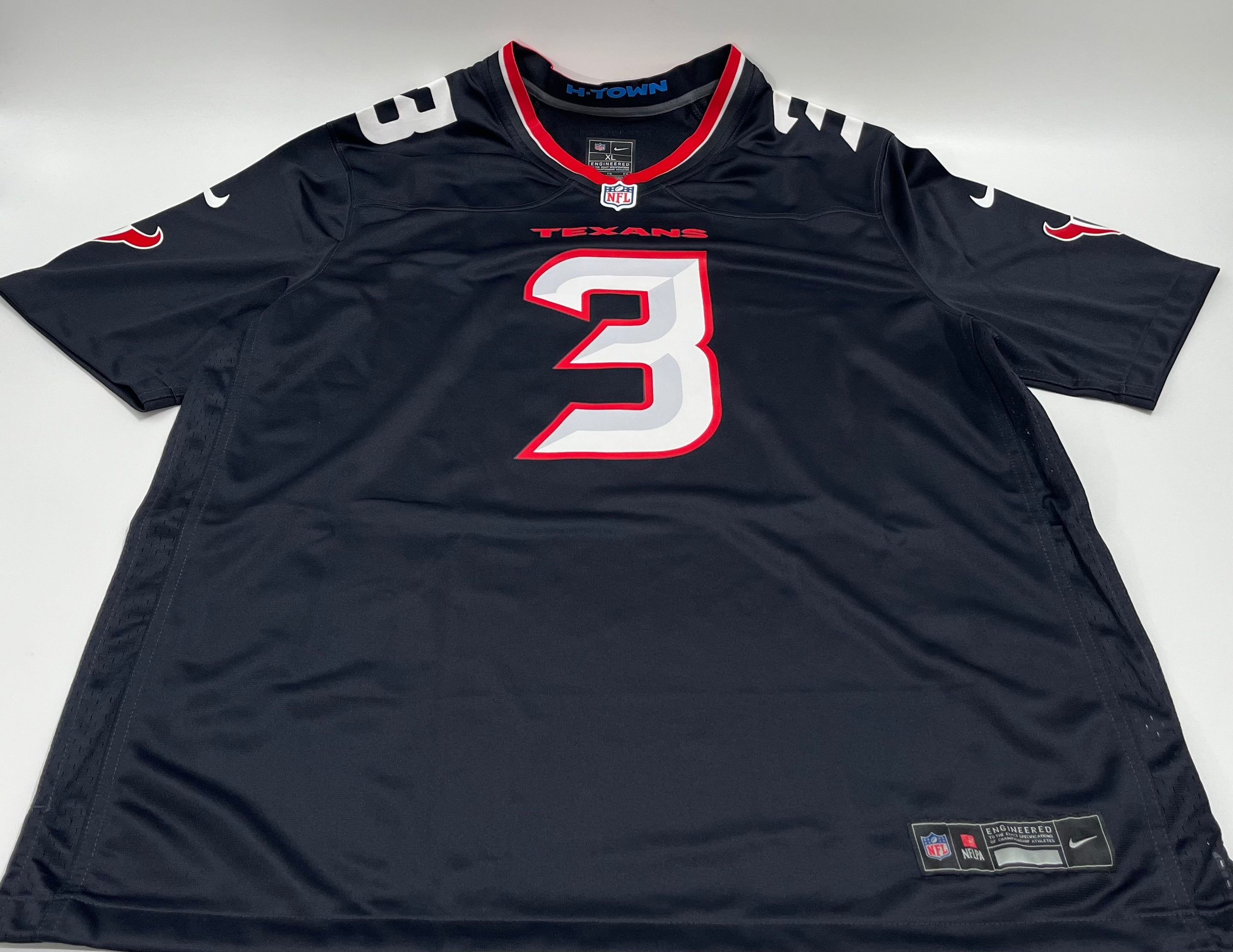 Tank Dell Signed Texans Nike Authentic Jersey (Beckett)+B19