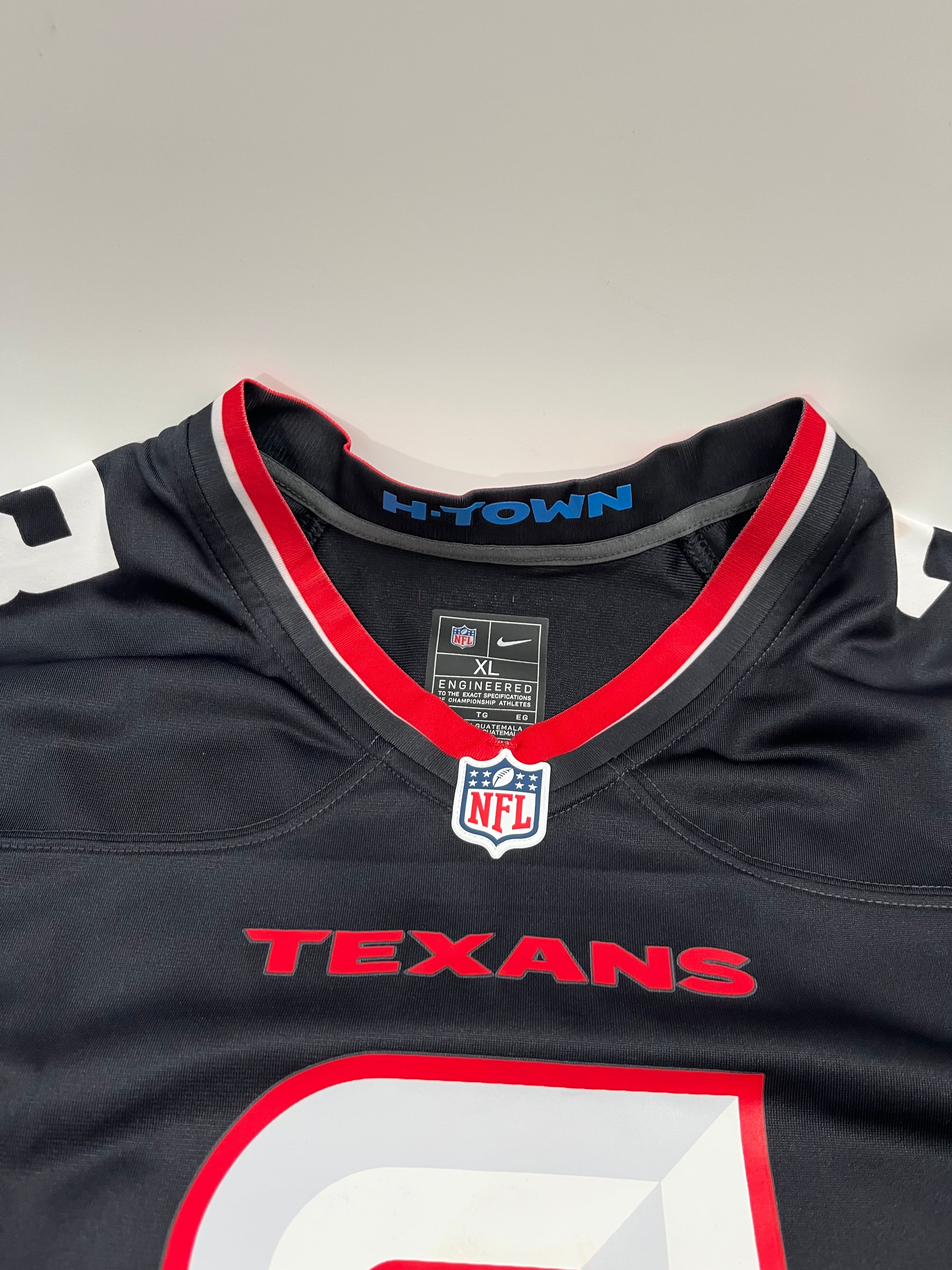 Tank Dell Signed Texans Nike Authentic Jersey (Beckett)+B19