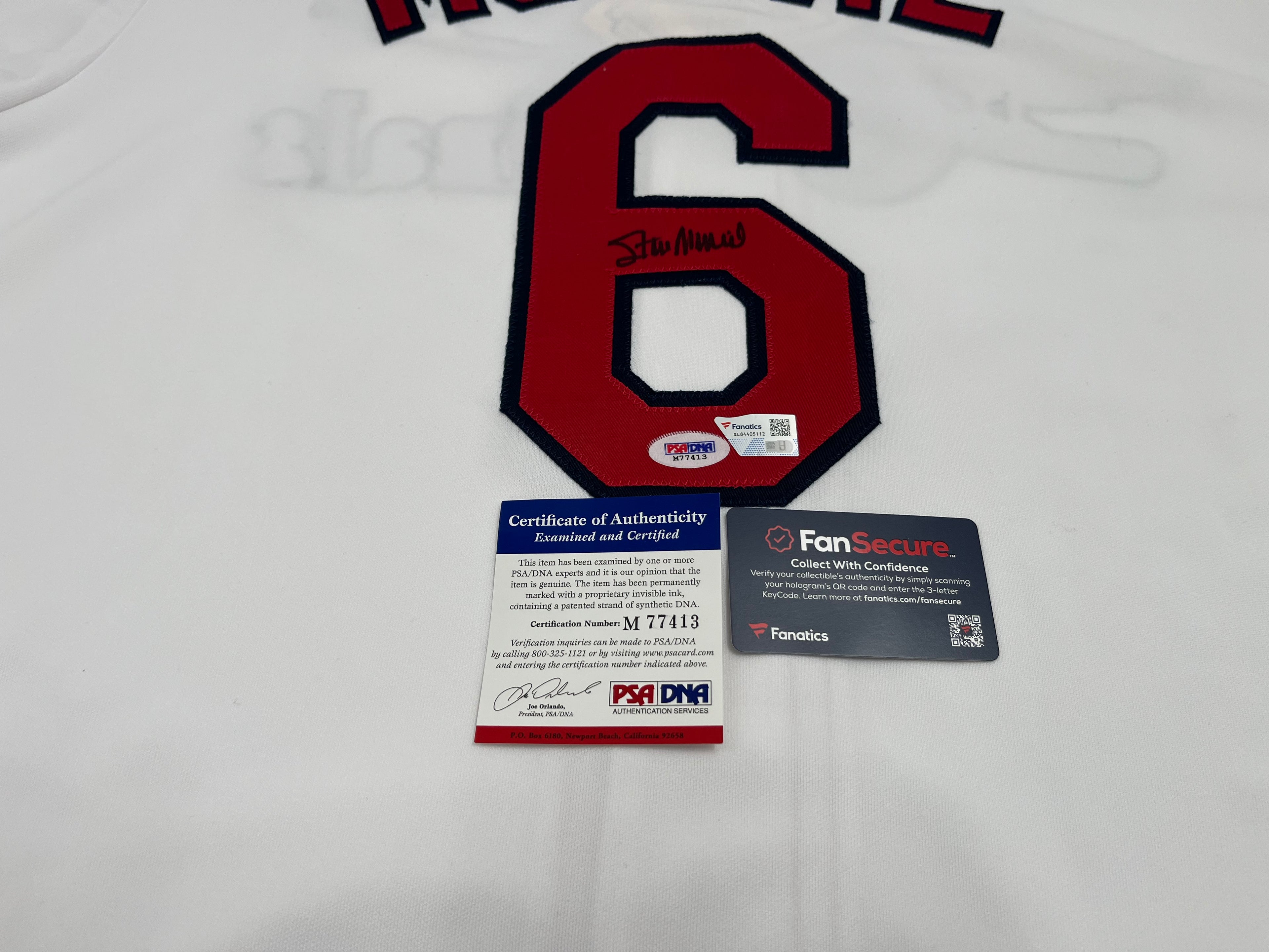Stan Musial Signed Cardinals Majestic Jersey (Fanatics)