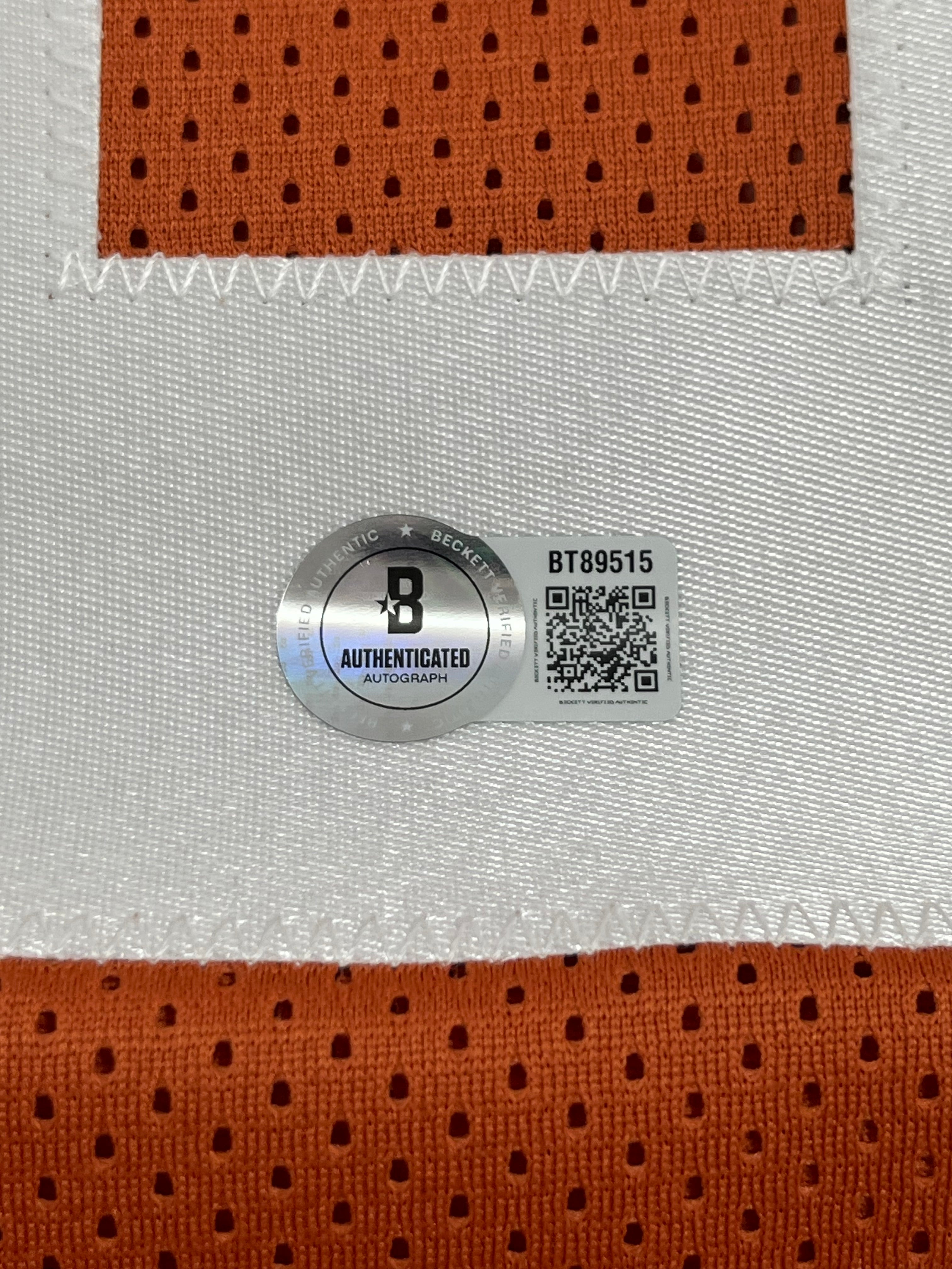 Quinn Ewers Signed Custom Jersey (Beckett)