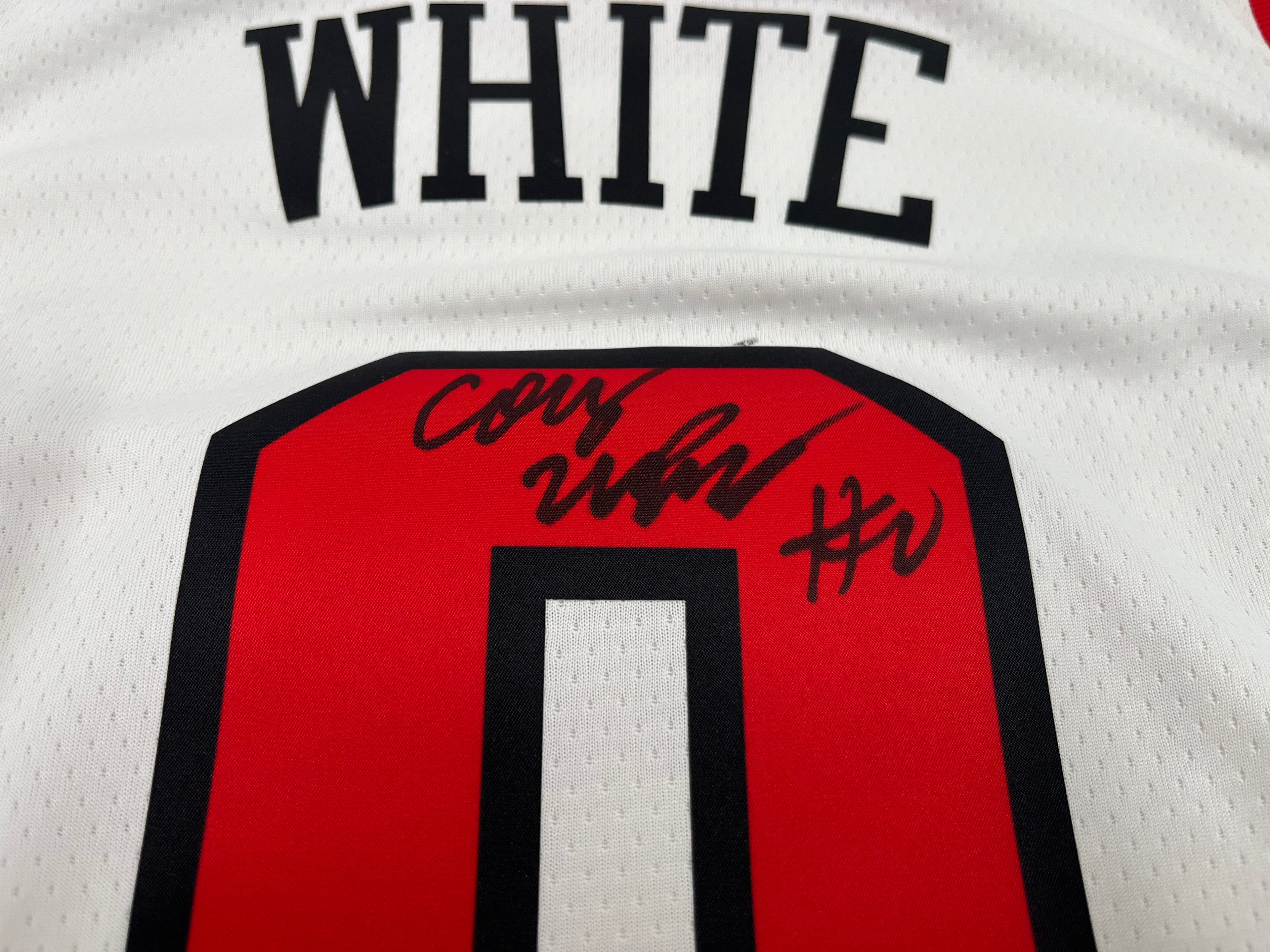 Coby White Signed Bulls Nike Authentic Jersey (Fanatics)