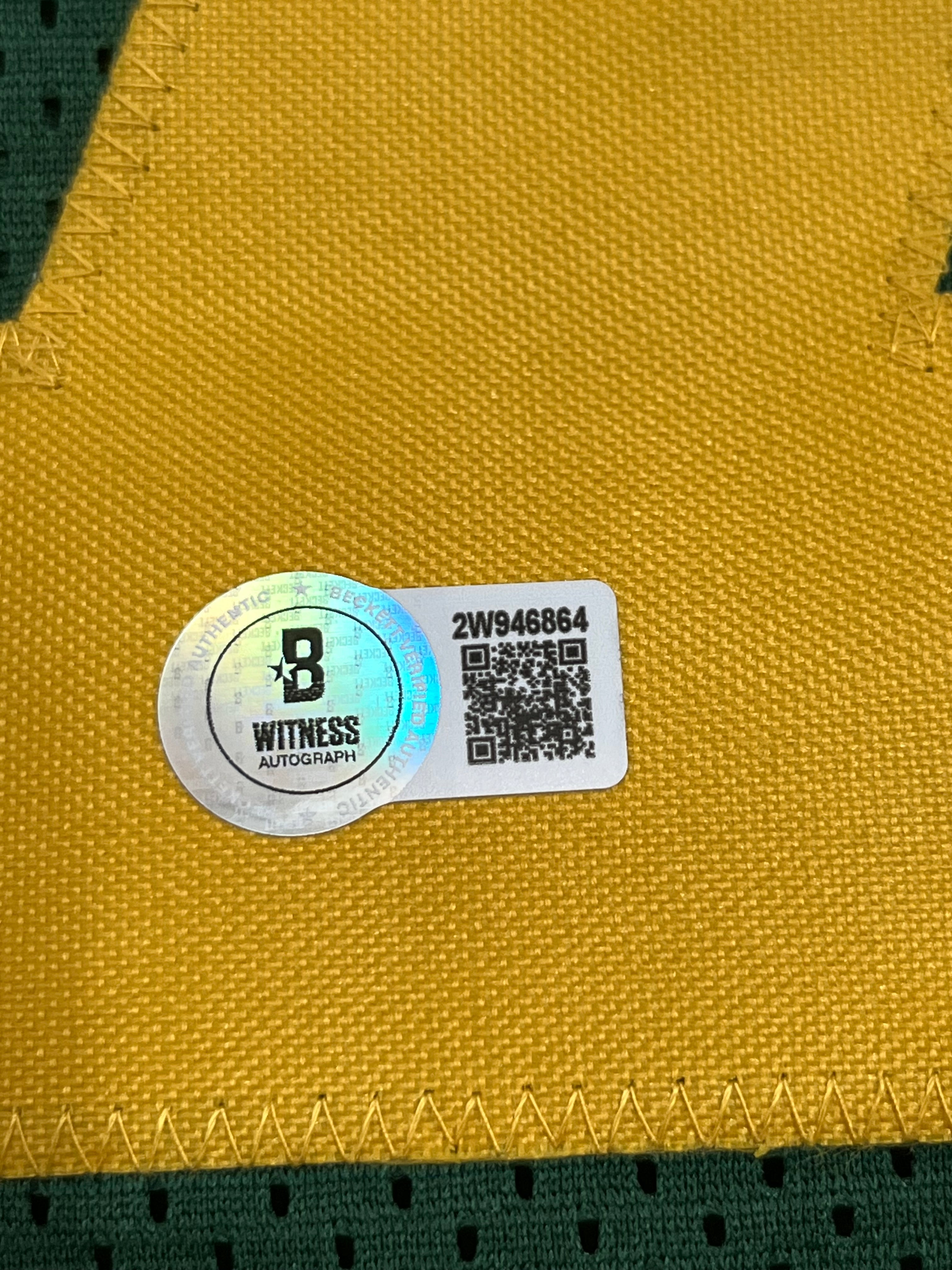 Davante Adams Signed Custom Jersey (Beckett)