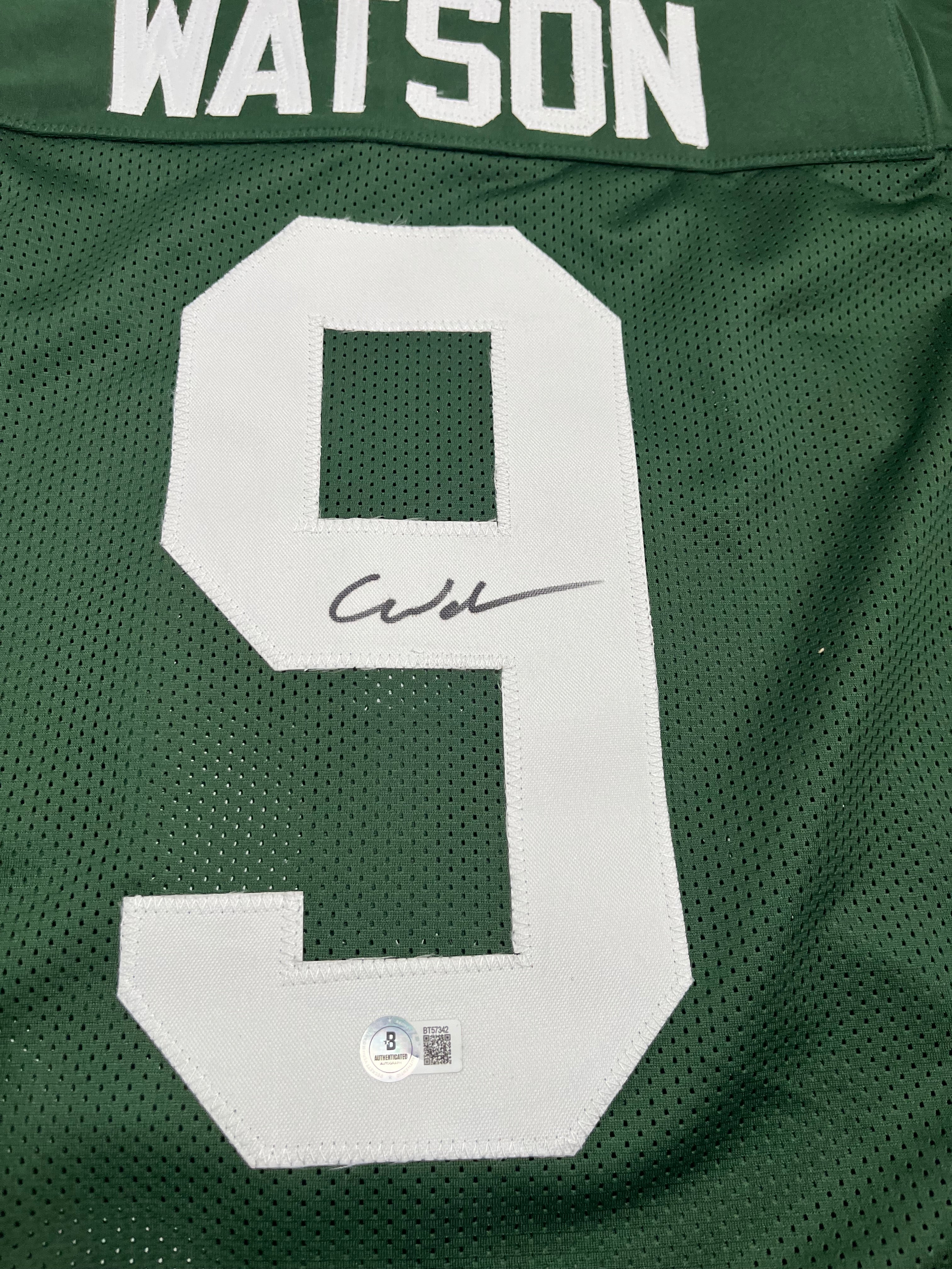 Christian Watson Signed Custom Jersey (Beckett)