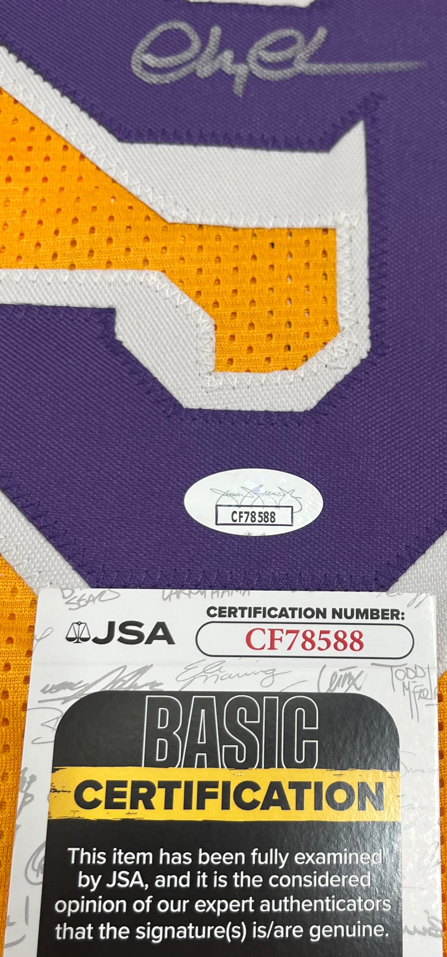 Chevy Chase Signed (Fletch) Custom Jersey (JSA)