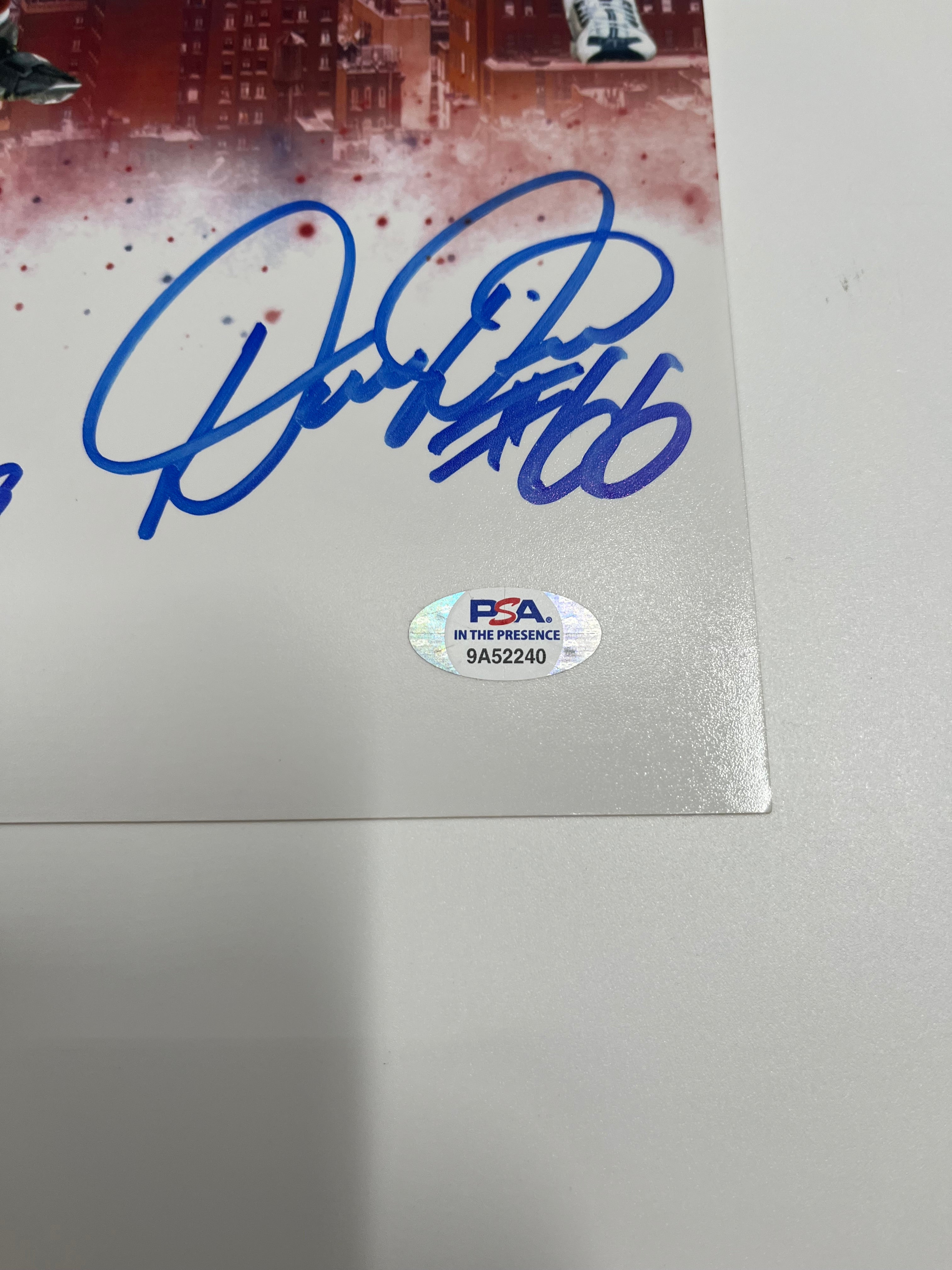 Giants Super Bowl XLII Champs 16x20 Photo Signed by (5) Inscribed "SB XLII Champs" (PSA)