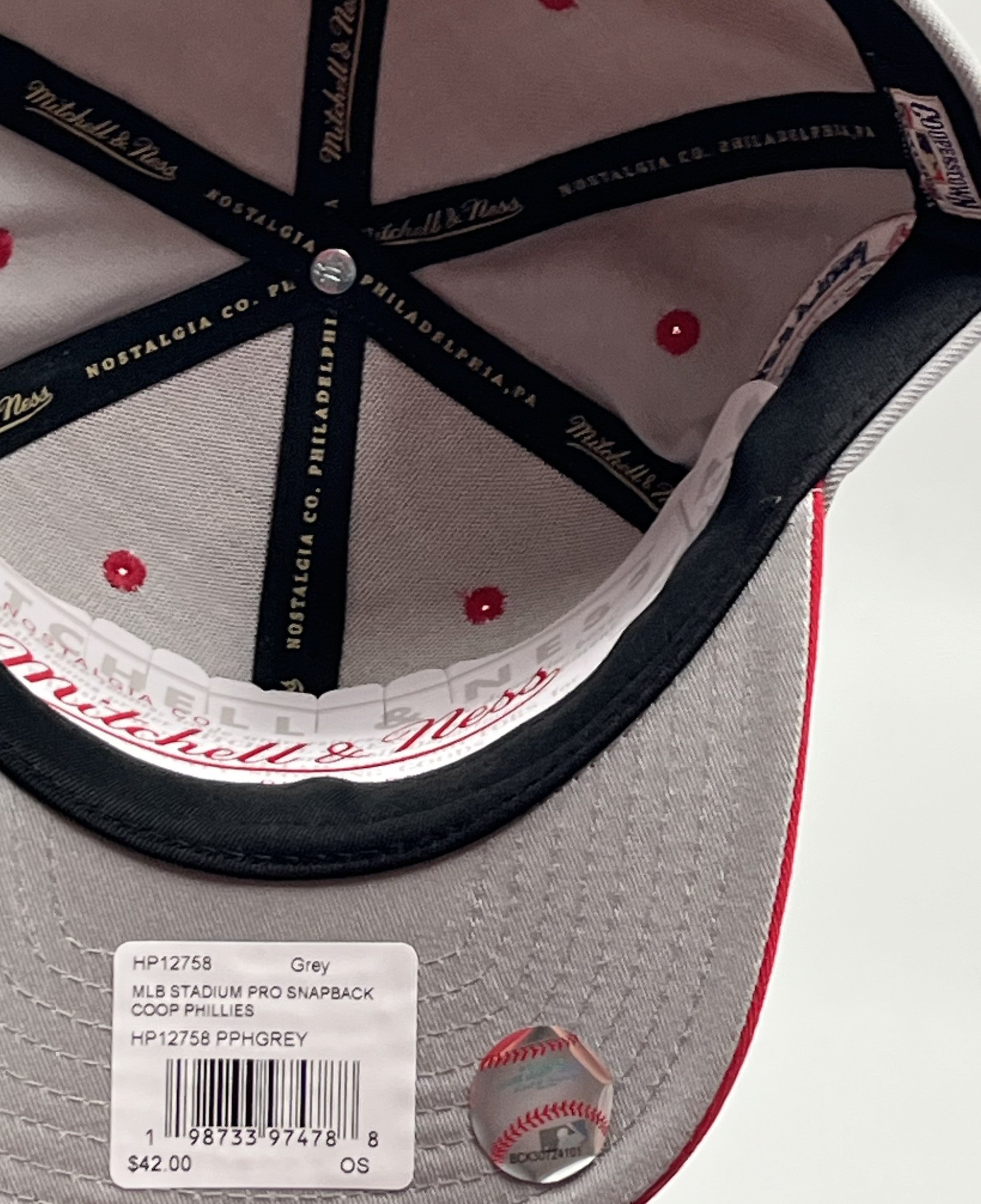 Mitchell & Ness MLB stadium pro snapback coop phillies Hat