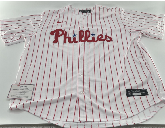 Bryce Harper Signed Phillies Nike on-field style Jersey (MLB & Fanatics)