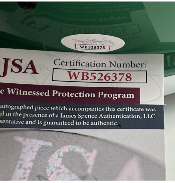 Terrell Owens Signed Eagles Full-Size Speed Helmet (JSA)