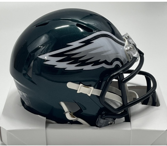 Brandon Graham Signed Eagles Super Bowl LIX Speed Mini Helmet (Beckett)
