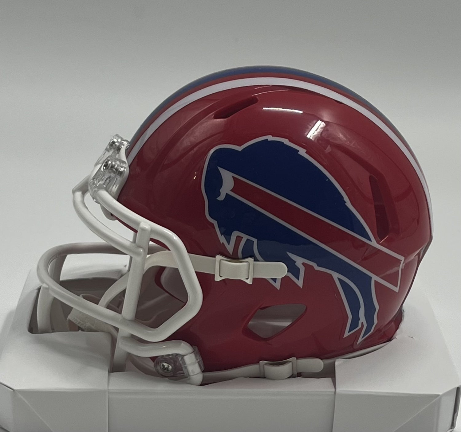 Andre Reed Signed Bills Speed Mini Helmet (Beckett)