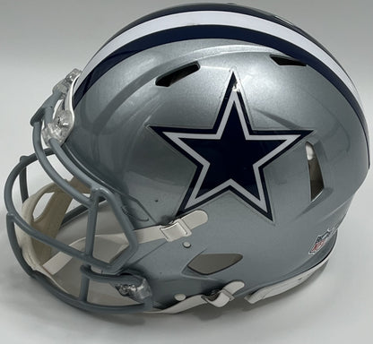 Cowboys FS Authentic Speed Helmet w/ 4 sig &amp; ROY Inscriptions (Beckett)