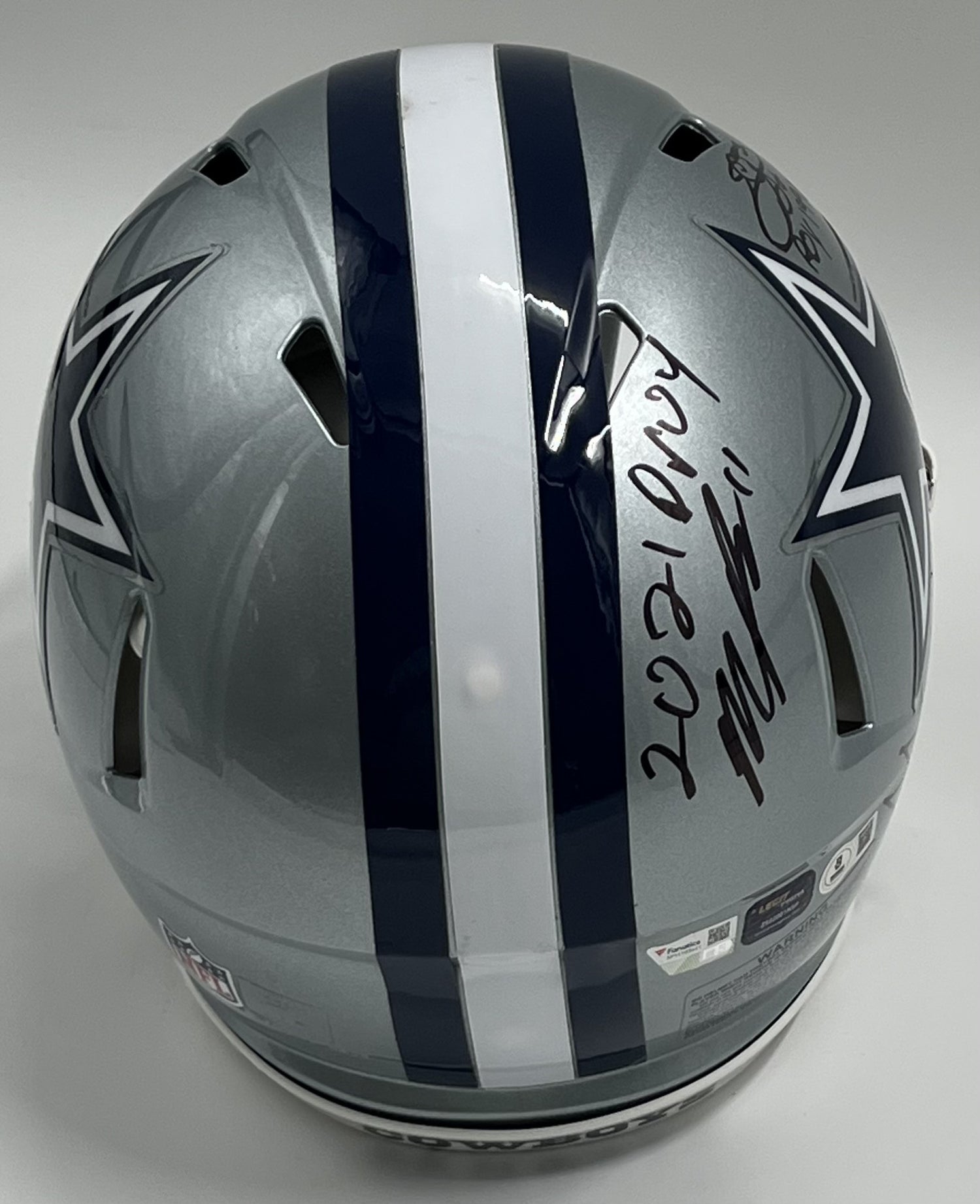Cowboys FS Authentic Speed Helmet w/ 4 sig &amp; ROY Inscriptions (Beckett)
