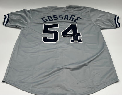 Goose Gossage Signed Jersey Inscribed &quot;HOF 2008&quot; (Beckett)