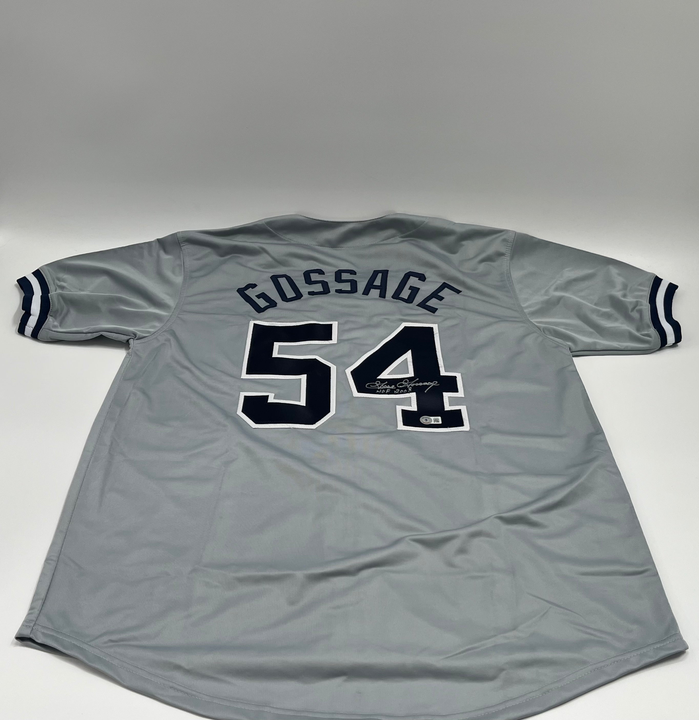Goose Gossage Signed Jersey Inscribed &quot;HOF 2008&quot; (Beckett)