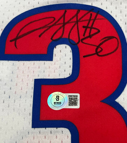 Rasheed Wallace Signed Pistons M&amp;N Authentic Jersey Inscribed &quot;2004 Champs&quot; (Beckett)