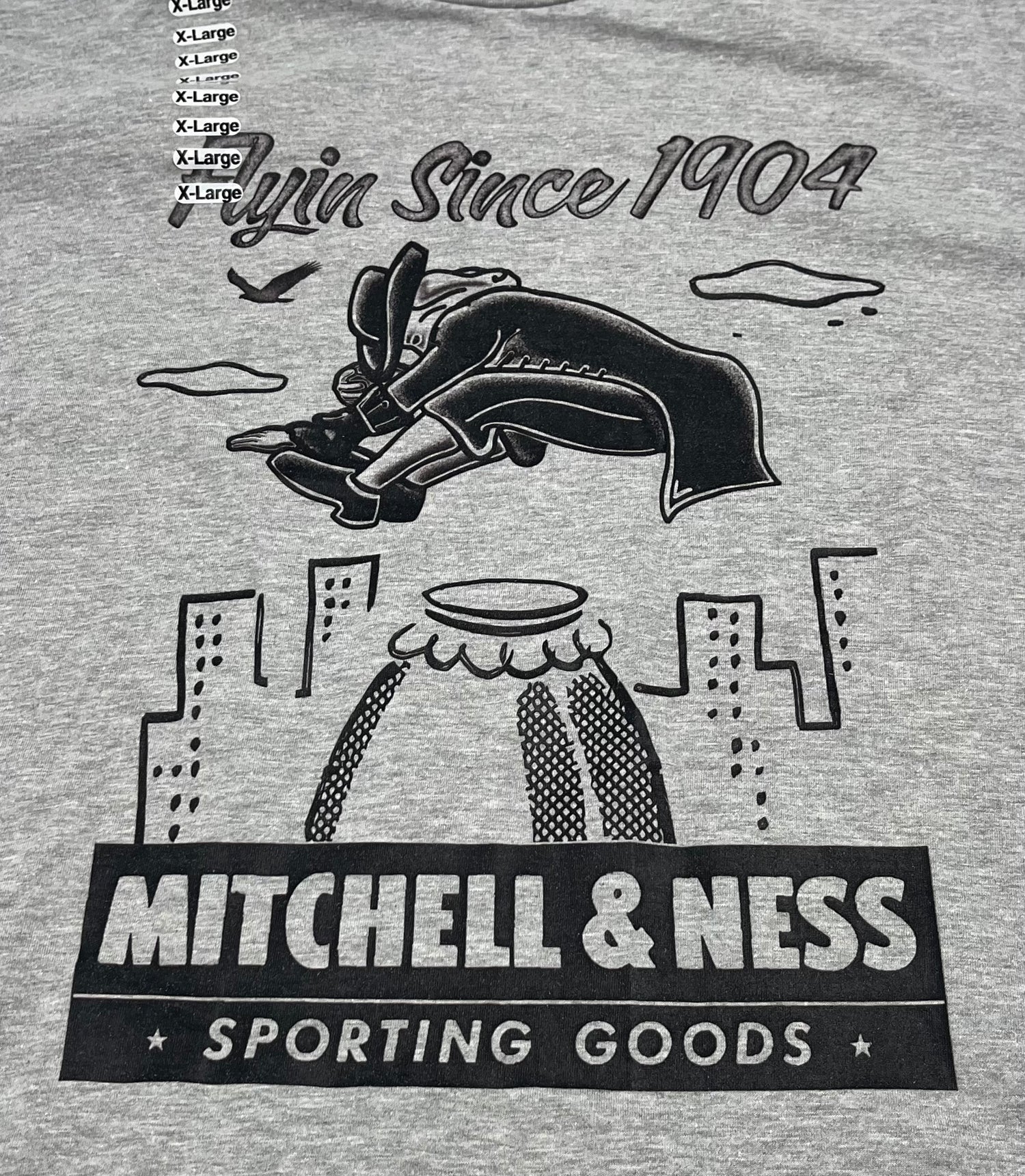 Mitchell &amp; Ness Branded Flying Since Tee (gray)