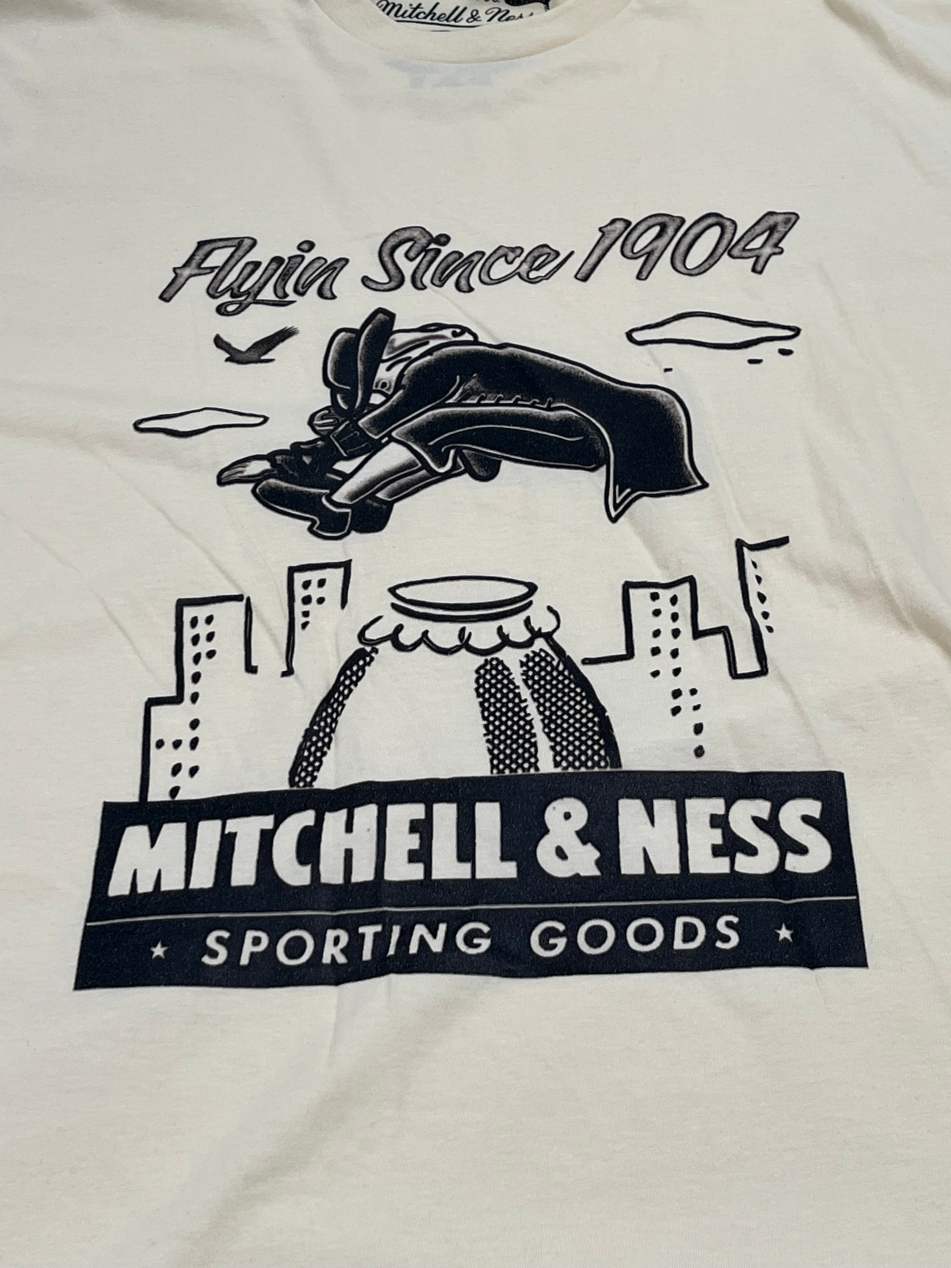 Mitchell &amp; Ness Branded Flying Since Tee (Cream)