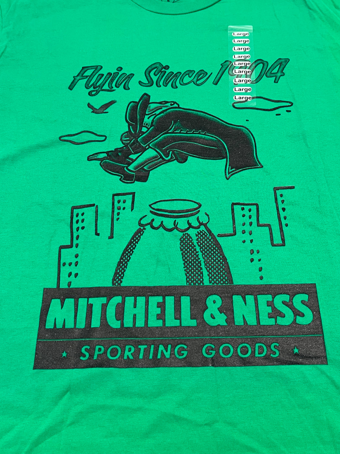 Mitchell &amp; Ness Branded Flying Since Tee (Green)