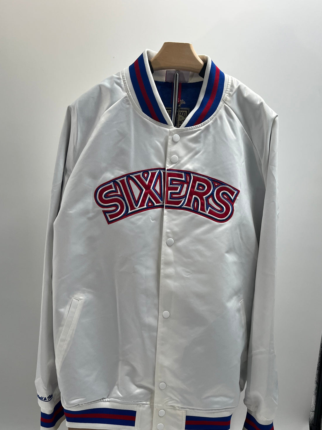 NBA lightweight Satin Jacket - Philadelphia 76ers