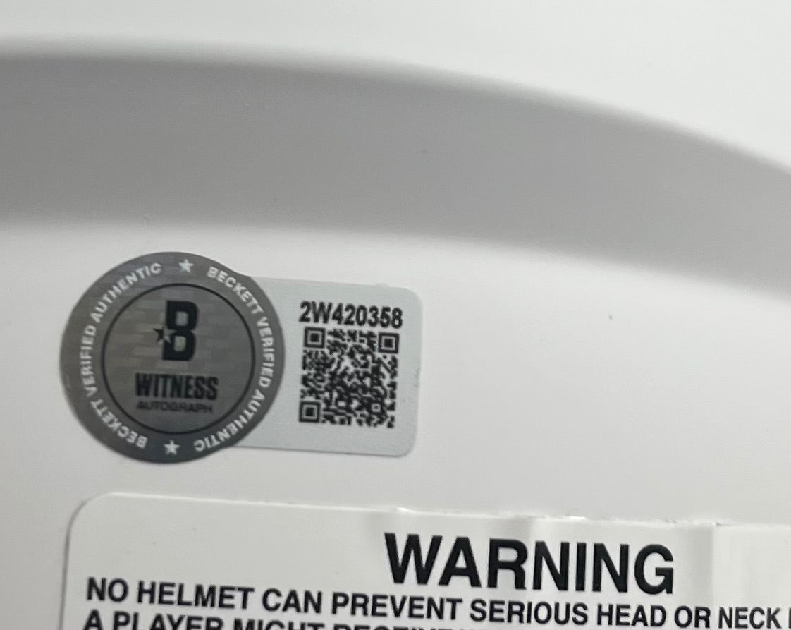 Marshall Faulk Signed Rams Full-Size Authentic On-Field Lunar Eclipse Alternate Speed Helmet (Beckett)