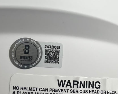 Marshall Faulk Signed Rams Full-Size Authentic On-Field Lunar Eclipse Alternate Speed Helmet (Beckett)