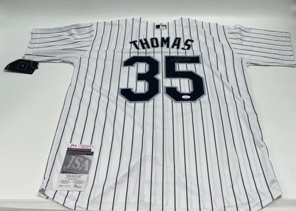 Frank Thomas Signed White Sox Nike Authentic Jersey (JSA)