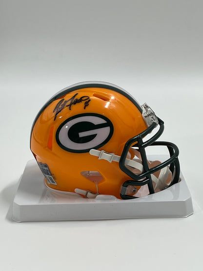 Brett Favre Signed Packers Speed Mini Helmet (Beckett &amp; Favre)