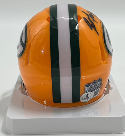 Brett Favre Signed Packers Speed Mini Helmet (Beckett &amp; Favre)