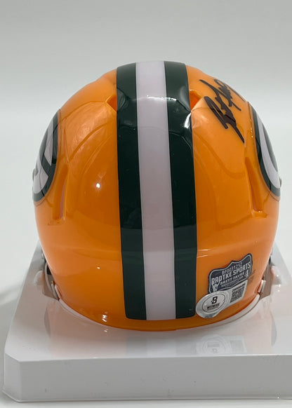 Brett Favre Signed Packers Speed Mini Helmet (Beckett &amp; Favre)