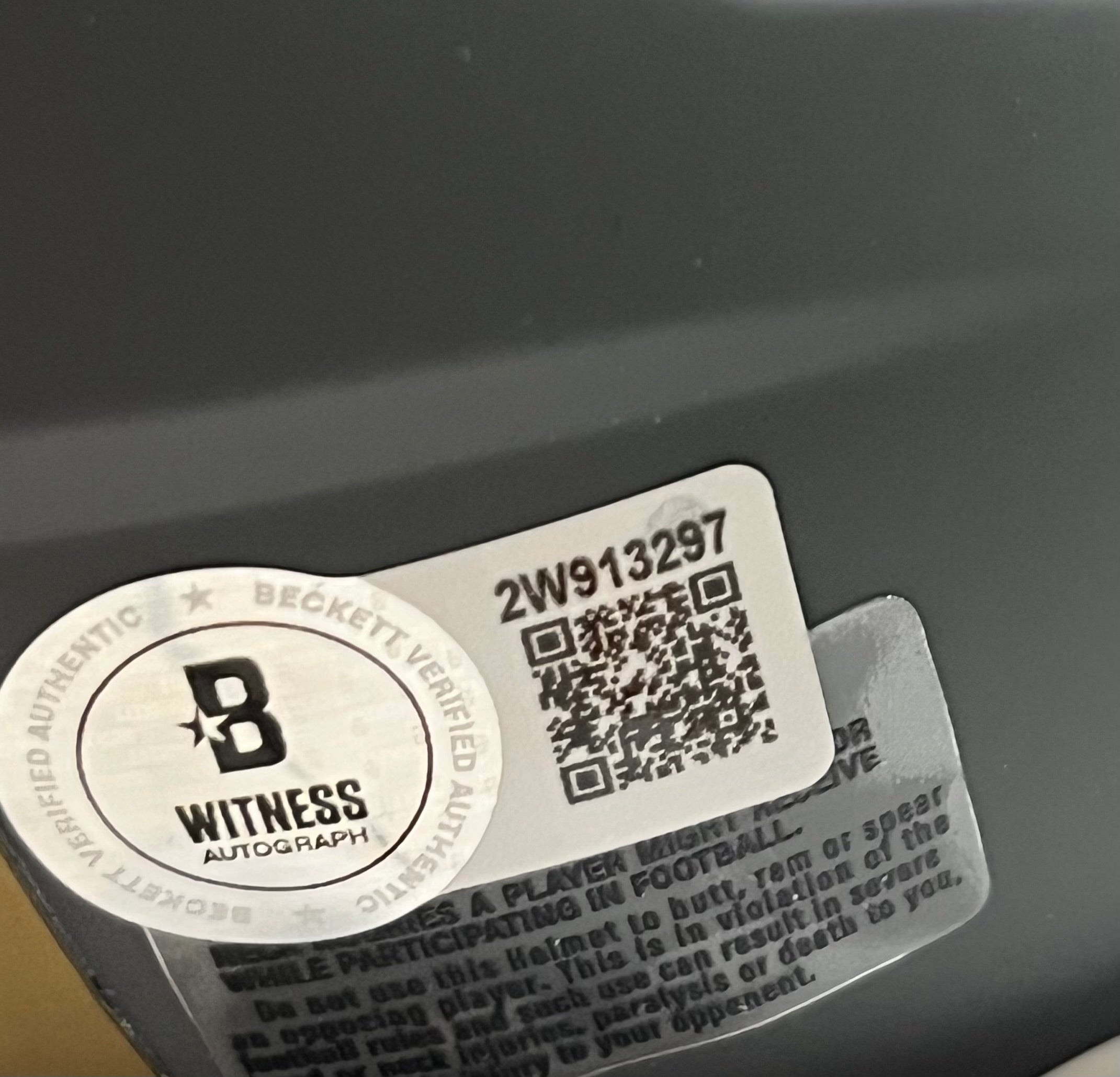 Jordan Love Signed Packers Slate Alternate Speed Mini Helmet (Beckett)