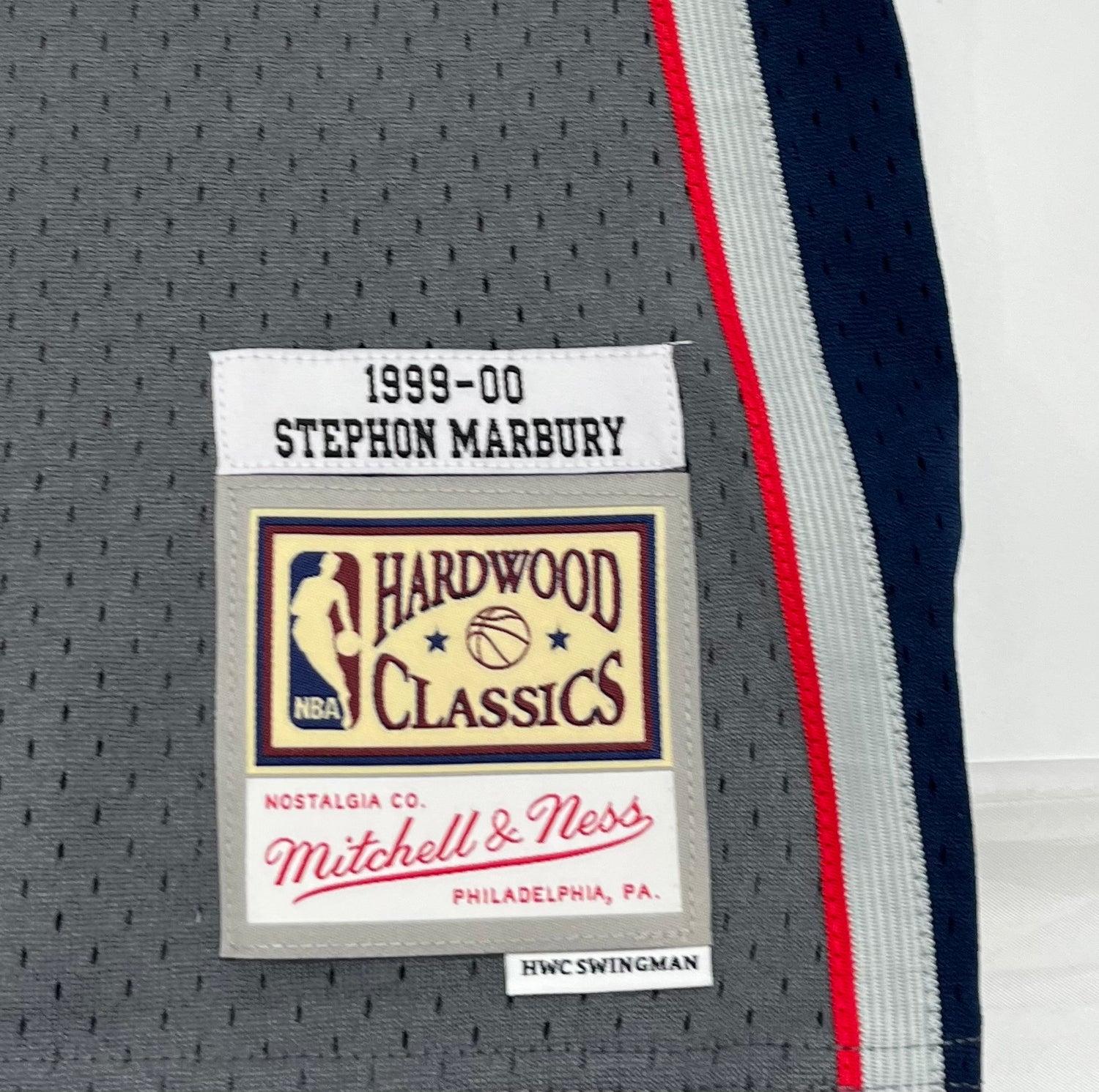 Stephon Marbury Signed Nets Mitchell &amp; Ness Authentic Jersey (Beckett)