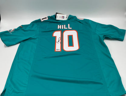 Tyreek Hill Signed Dolphins Nike Authentic Jersey (Beckett)