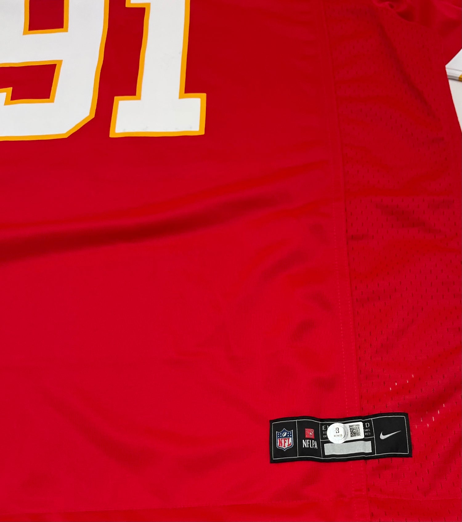 Tamba Hali Signed Chiefs Nike Authentic Jersey Inscribed "6X Pro Bowl" (Beckett)