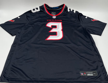 Tank Dell Signed Texans Nike Authentic Jersey (Beckett)+B19