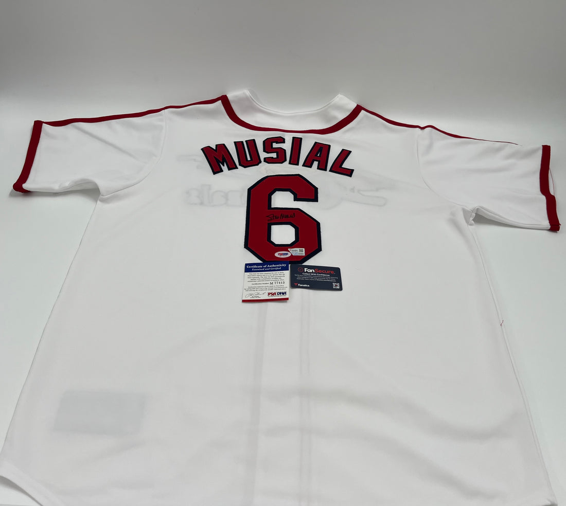 Stan Musial Signed Cardinals Majestic Jersey (Fanatics)