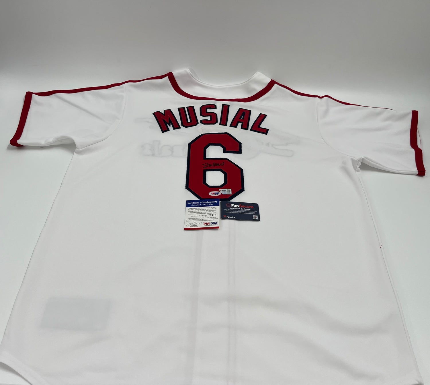 Stan Musial Signed Cardinals Majestic Jersey (Fanatics)