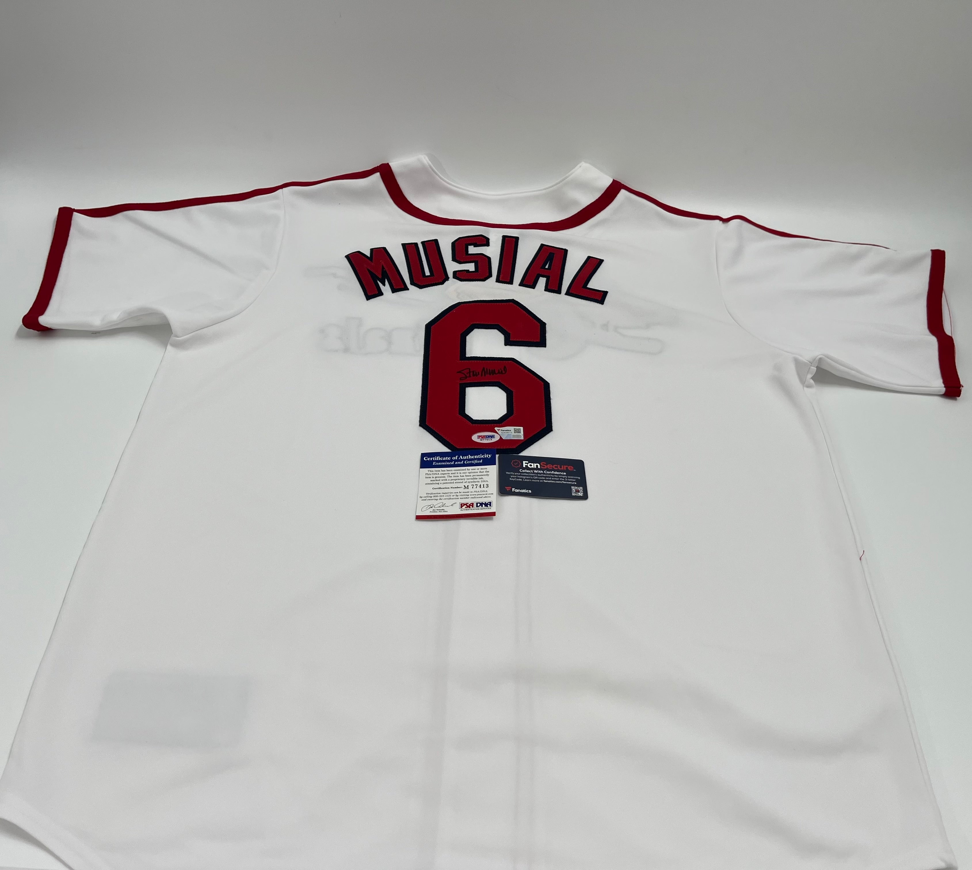 Stan Musial Signed Cardinals Majestic Jersey (Fanatics)