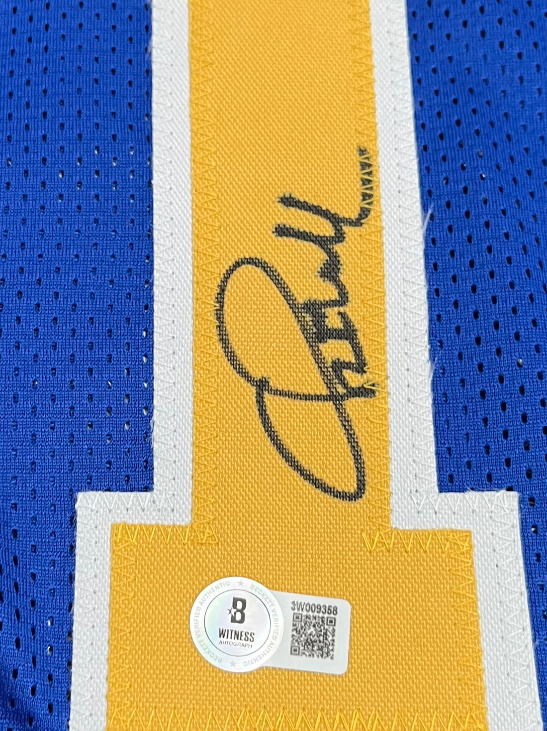 Chris Mullin Signed Custom Jersey (Beckett)