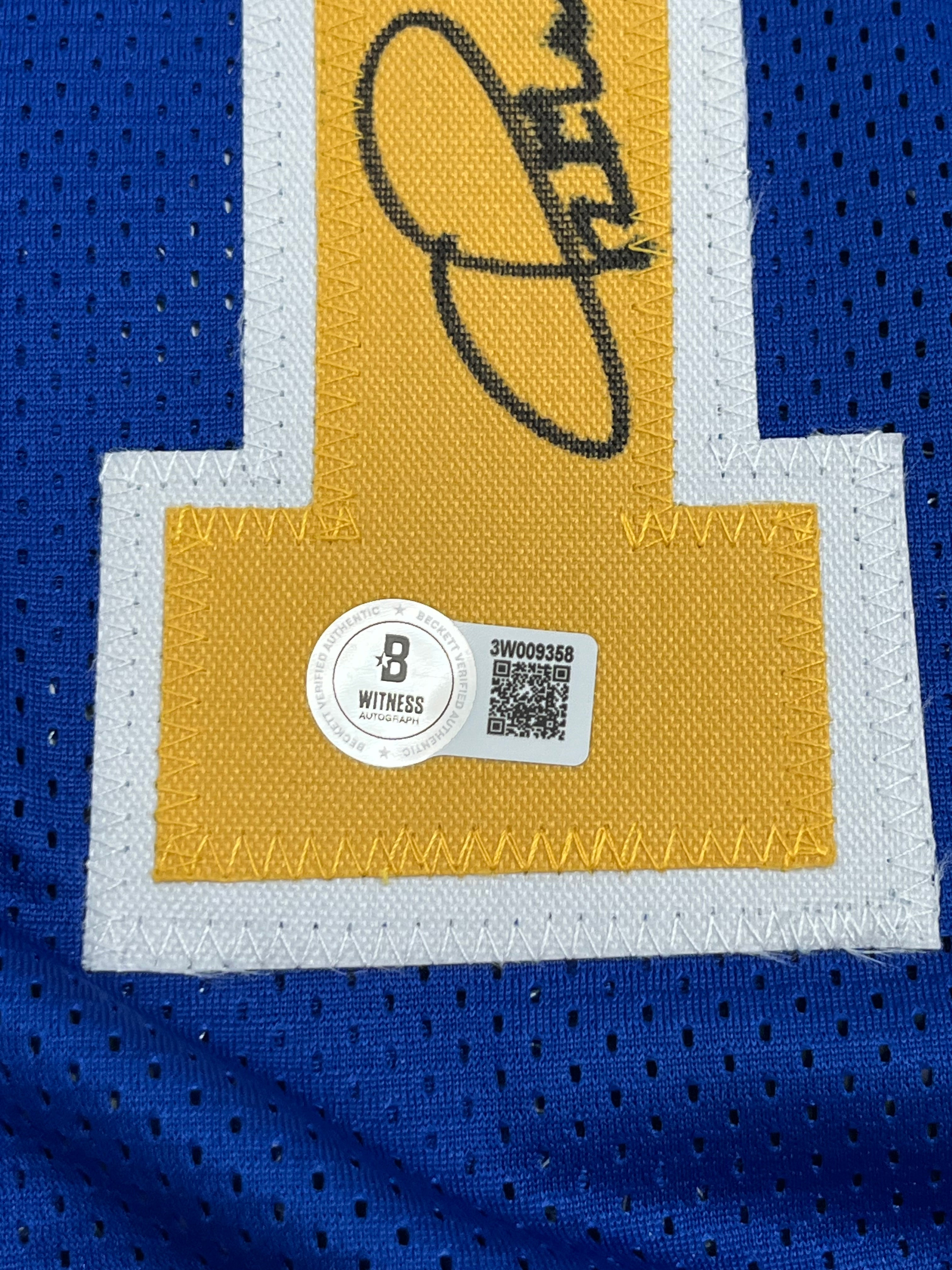 Chris Mullin Signed Custom Jersey (Beckett)