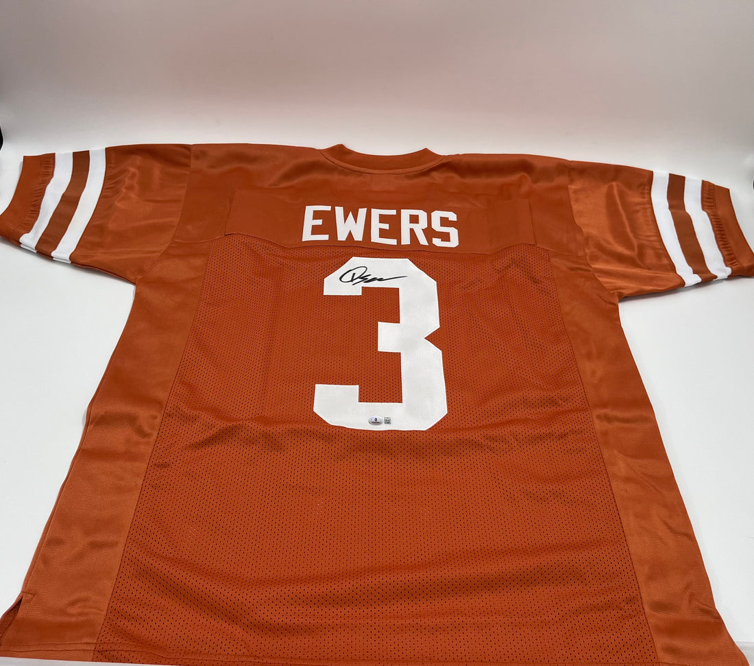 Quinn Ewers Signed Custom Jersey (Beckett)