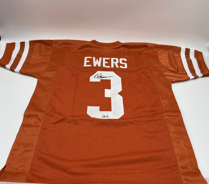 Quinn Ewers Signed Custom Jersey (Beckett)