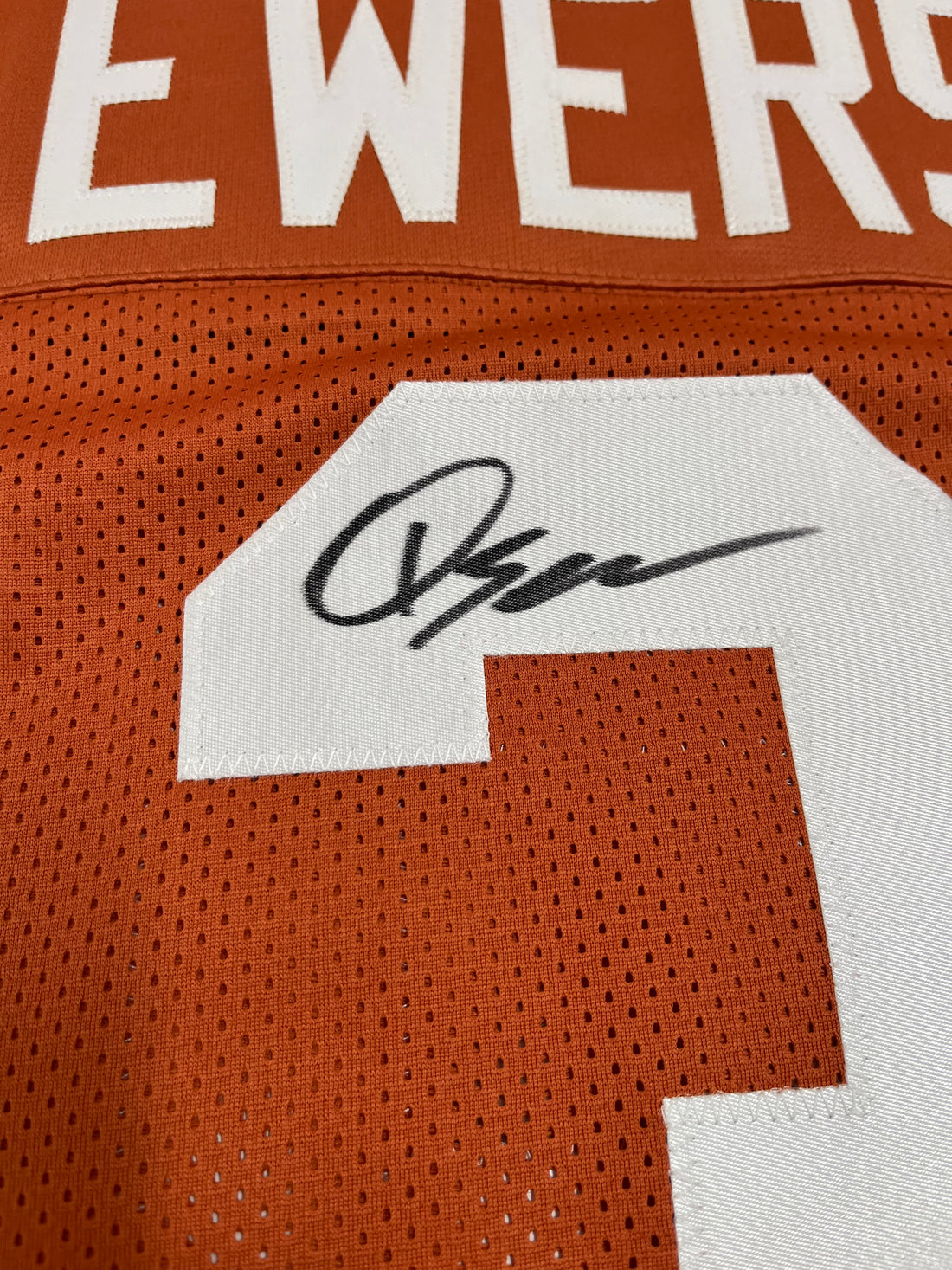 Quinn Ewers Signed Custom Jersey (Beckett)