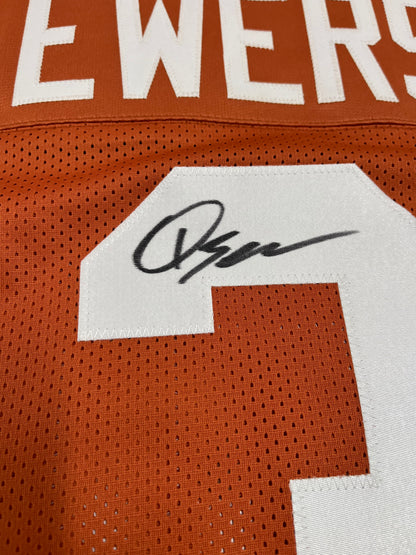Quinn Ewers Signed Custom Jersey (Beckett)