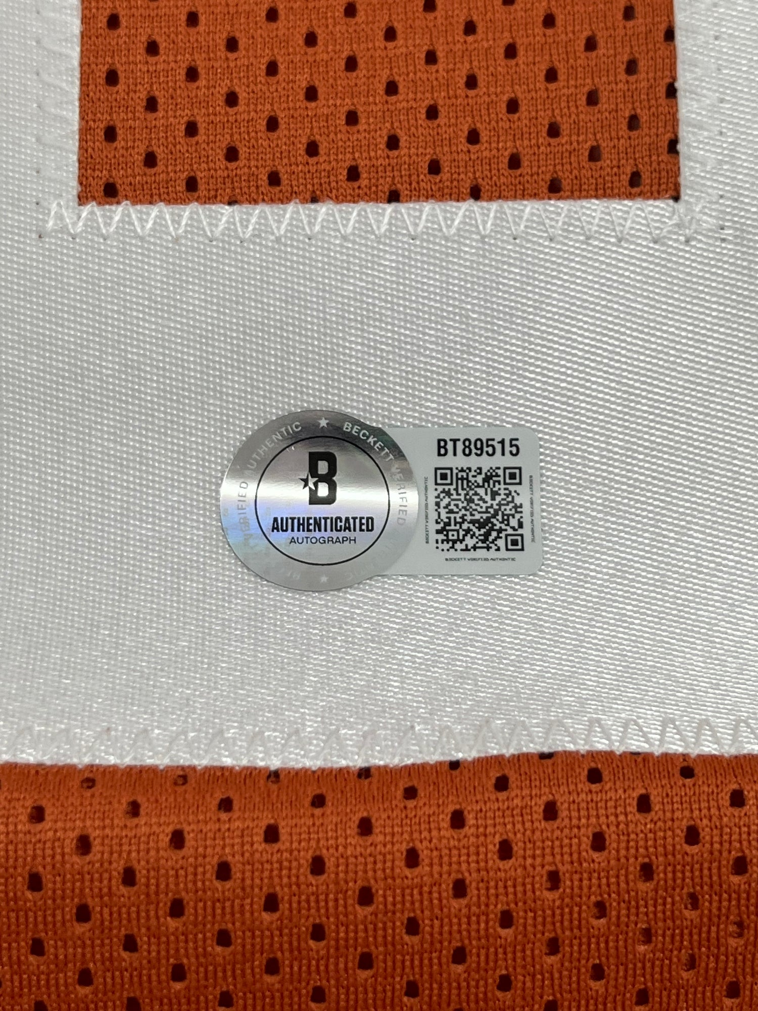 Quinn Ewers Signed Custom Jersey (Beckett)