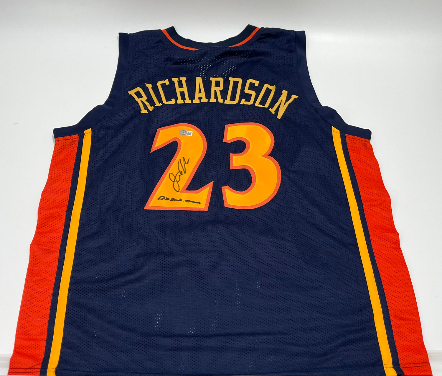 Jason Richardson Signed Custom Jersey Inscribed &quot;2x Dunk Champ!&quot; (Beckett)