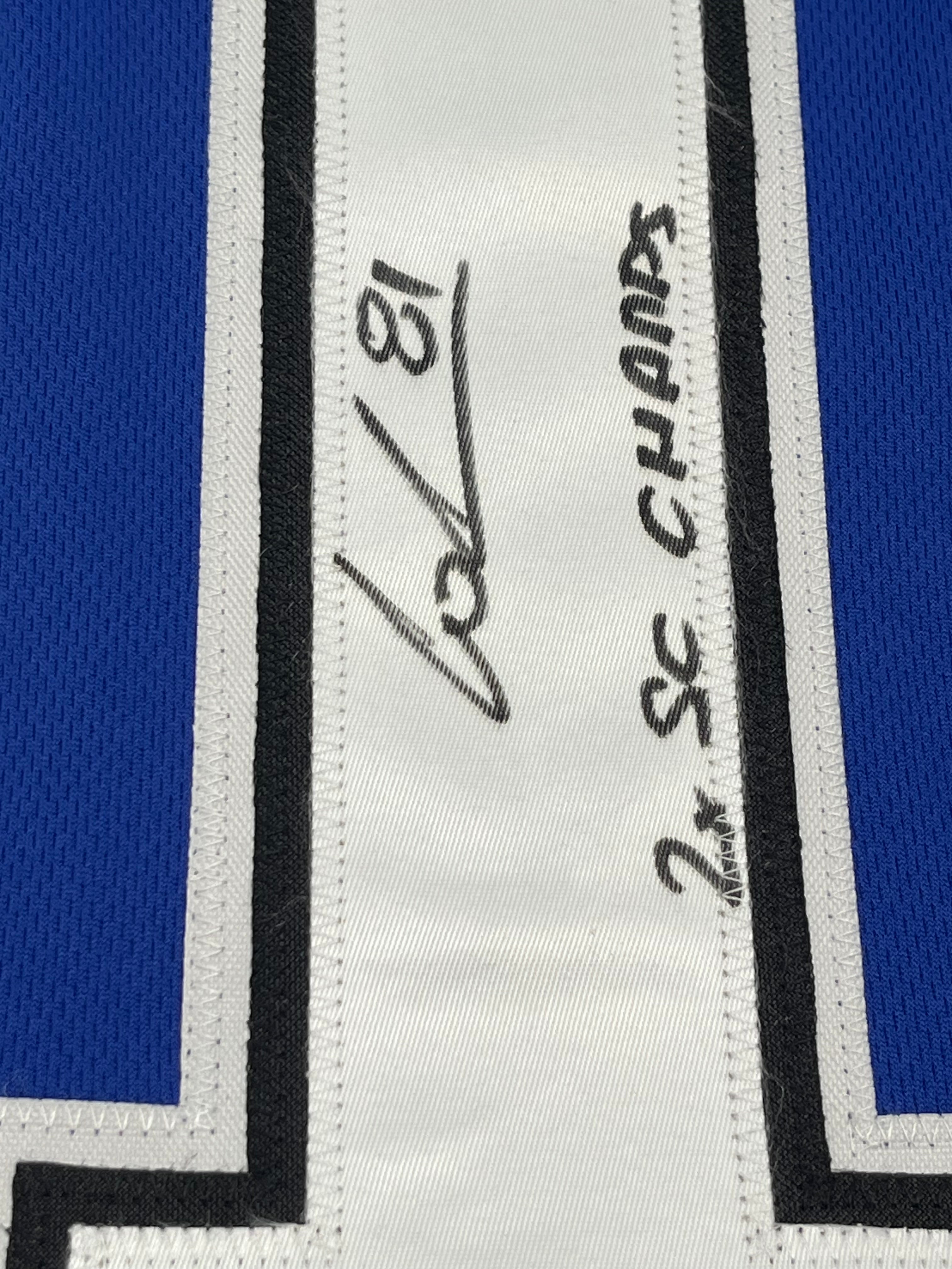 Erik Cernak Signed Custom Jersey Inscribed &quot;2x SC Champs&quot; (JSA)